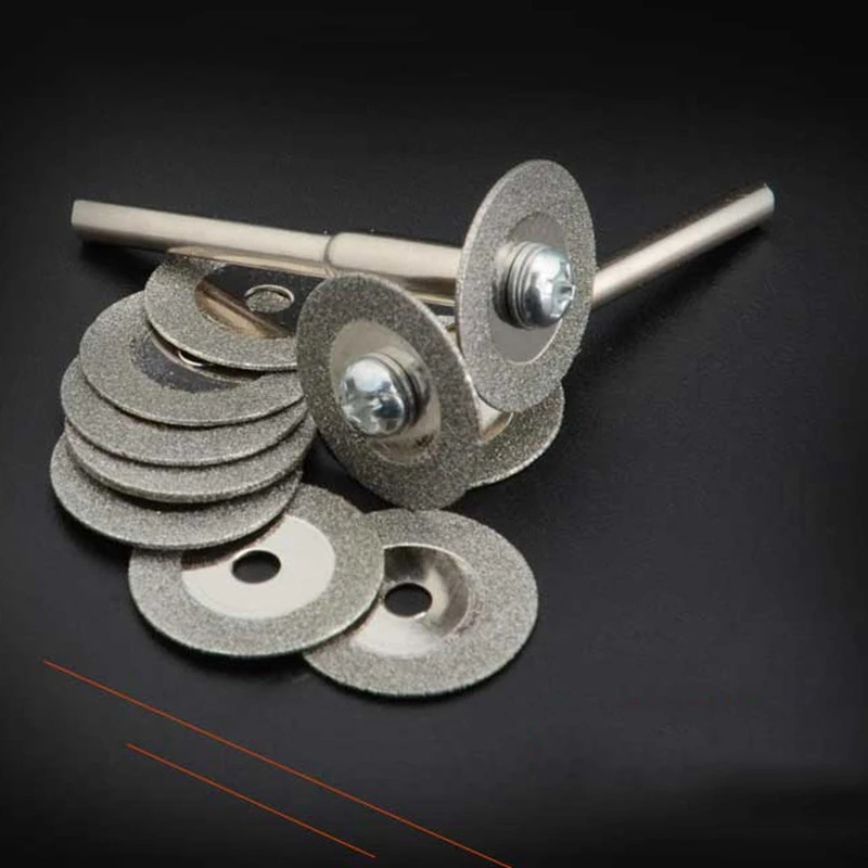 10PCS 18mm Dremel Accessories Diamond Grinding Wheel Dremel Saw Mini Circular Saw Cutting Disc