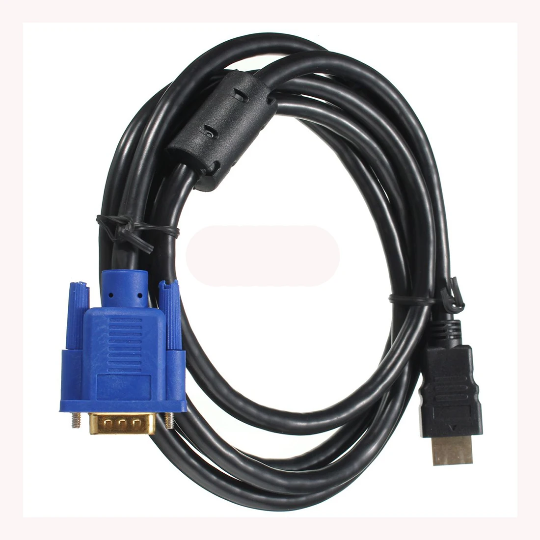 

Top Deals HDTV 1.8M HDMI Male to VGA adapter Cable connector cable for PC TV Black