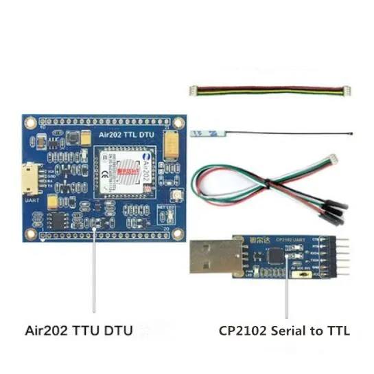 Jinyushi для Air202 DTU Совет по развитию последовательный порт встроенный GSM singlechip gprs беспроводной модуль - Цвет: With Serial to TTL