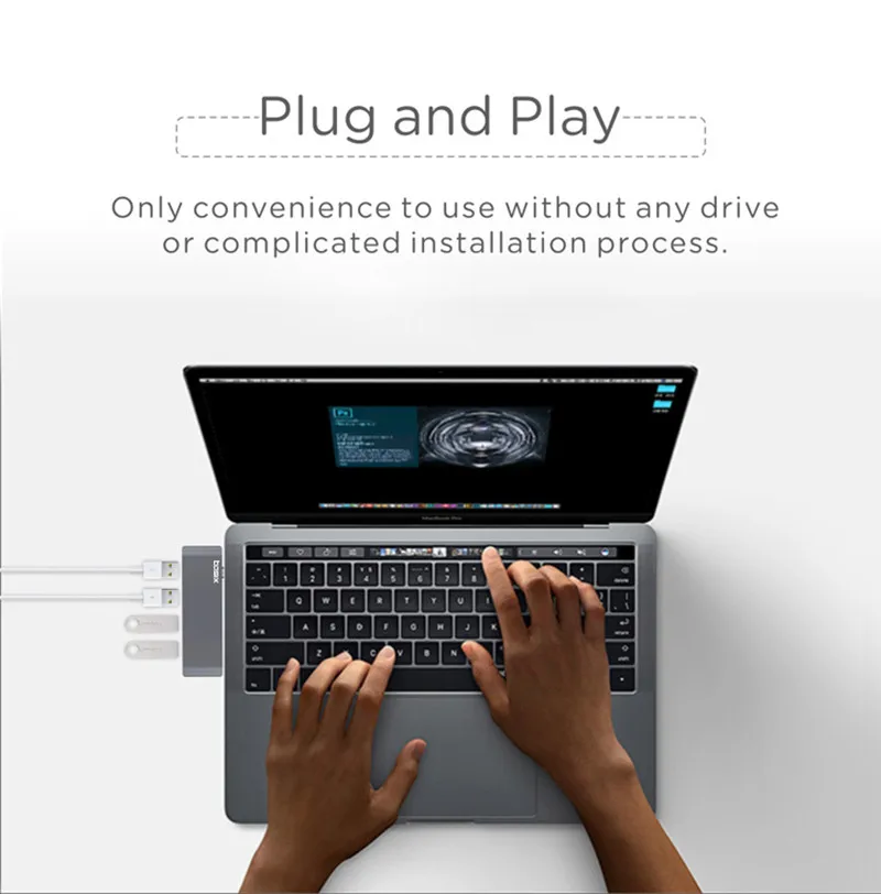 Basix usb C концентратор 4 в 1 USB Type адаптер с портами 3 0 трансмиссионный порт высокой