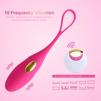 Wireless Remote Vibrating Egg Ben Wa ball Kegel Exercise Vaginal ball USB Rechargeable Vibrators Waterproof Sex Toy for Women 2
