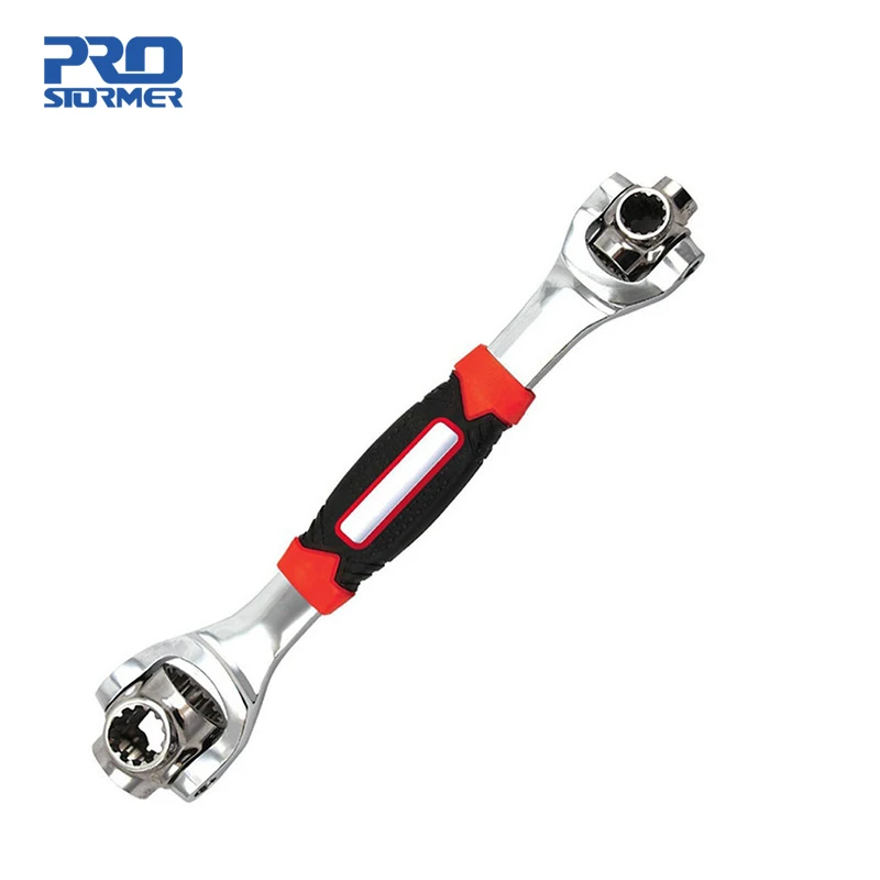 

Prostormer Tiger Wrench 48 in 1 HandTools Socket Works with Spline Bolts Torx 360 Degree 6-Point Universial Furniture Car Repair