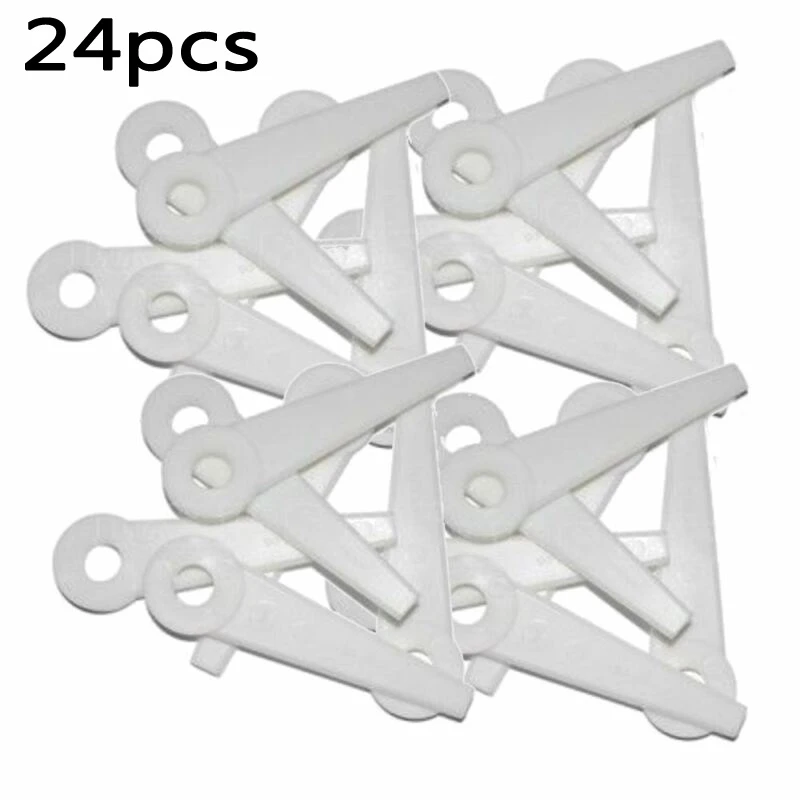 5//10pc Plastic Blades Replacement Garden Lawn Mower Electric Grass Trimmer Parts