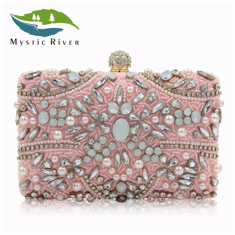 Mystic River Wedding Bag Girls Party Clutch Women Purse Evening Bags