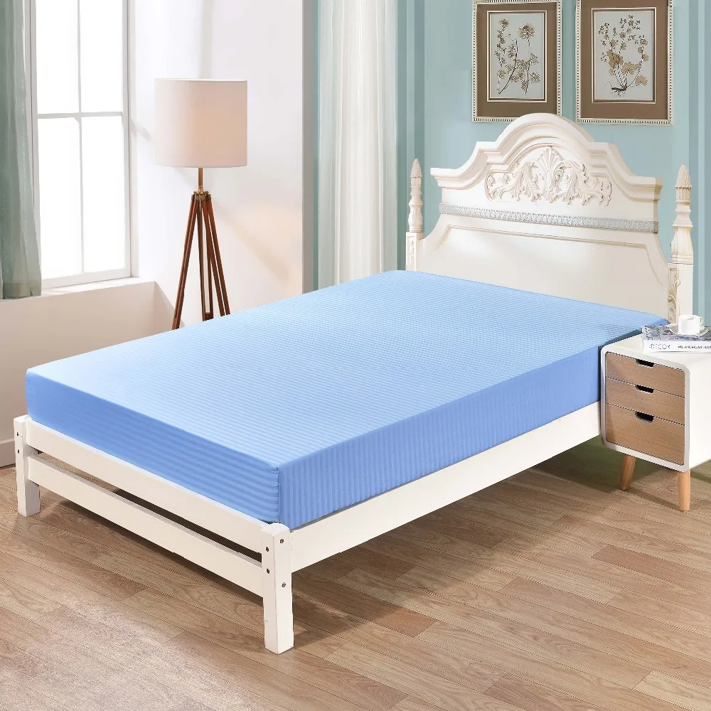 Buy 1pc 100 Cotton Fitted Sheet On Elastic Mattress