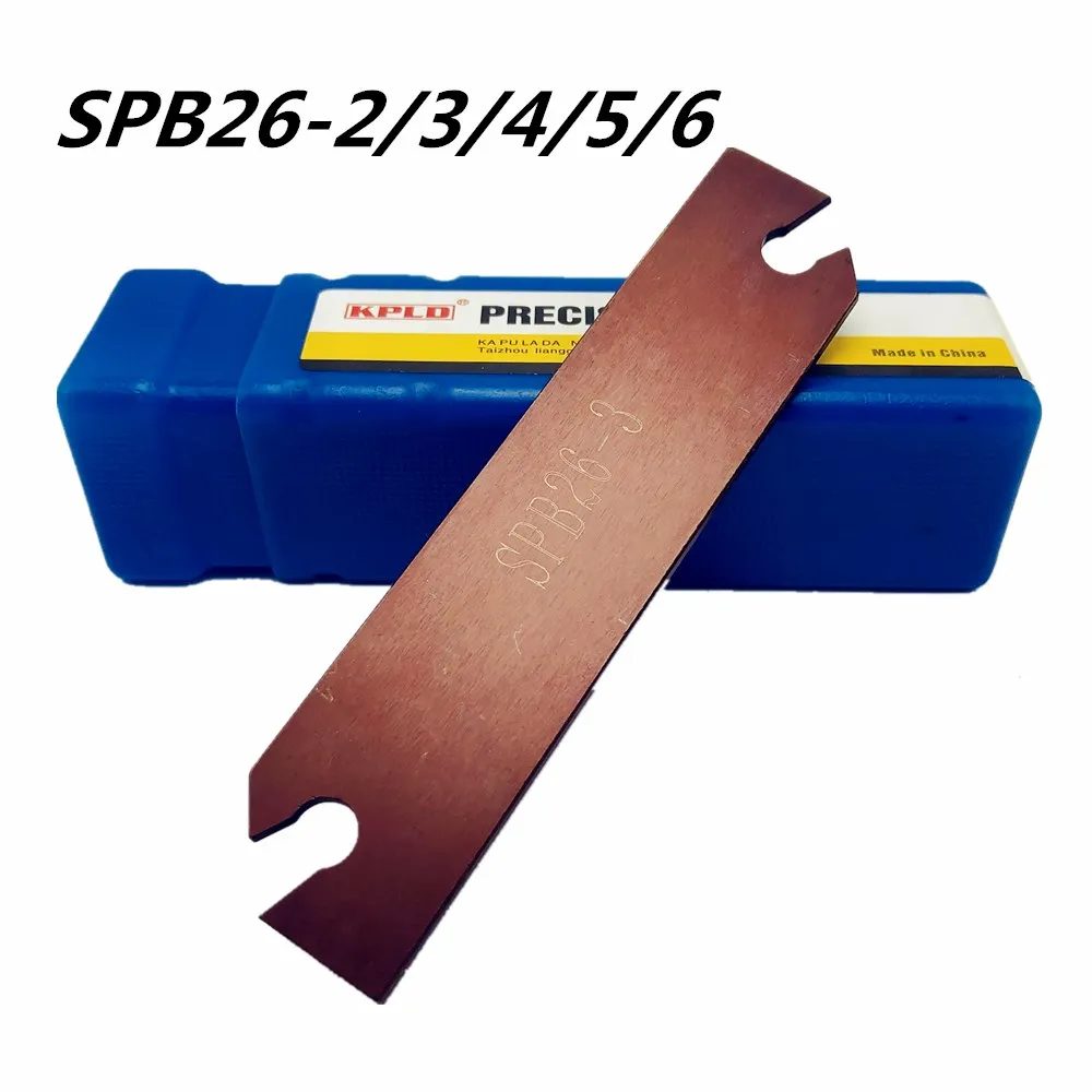 

1PCS SPB26-3 / -2 / -4 / -5 / -6 grooving tool holder for SP300 SP400 slotted blade PC9030 / NC3030 plug-in grooving tools