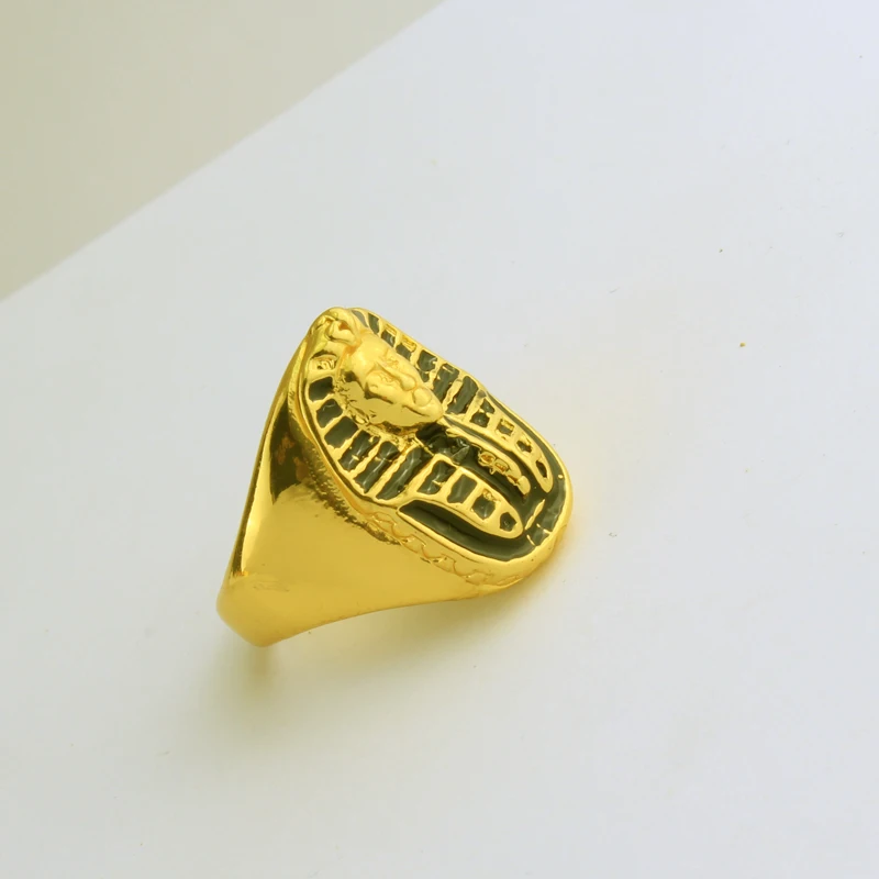 Anillos Time-limited Lovers' 2017 Hot Fashion Color Cool Egyptian Pharaoh Mens Ring Style Rings For Size 8-11 Anel Masculino