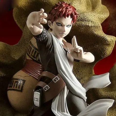 Наруто Гаара 1/8 Масштаб Окрашенные рис песок гроб Ver. Gaara Brinquedos ПВХ фигурку Коллекционная модель игрушка 21,5 см