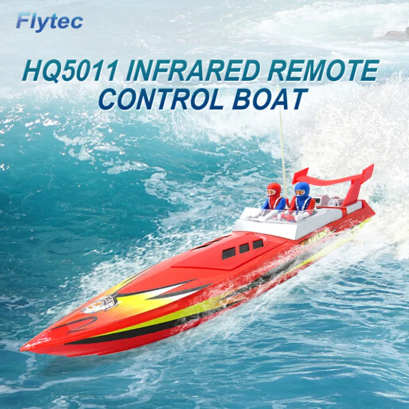 

Flytec HQ5011 15km/h Speedboat Infrared Remote Control Boat High Speed Electric RC Boat Ship Toys