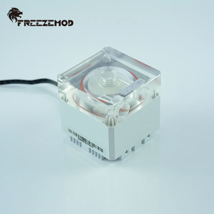 FREEZEMOD Compute охлаждения ПК водяное охлаждение бесшумный насос PWM интеллигентая(ый) потока 800L/ч 12 В/5 V RGB светильник Aura. PU-FS4M