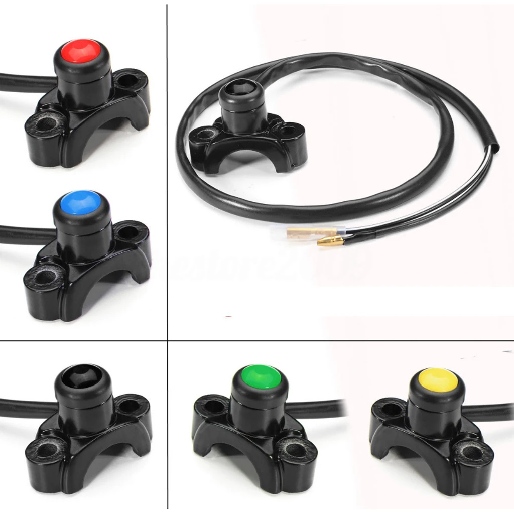 

Universal Motorcycle Kill Switch Keys Engine Stop Start Button for ATVs Quad Bikes Go Carts Enduro Bikes Motocross Bikes