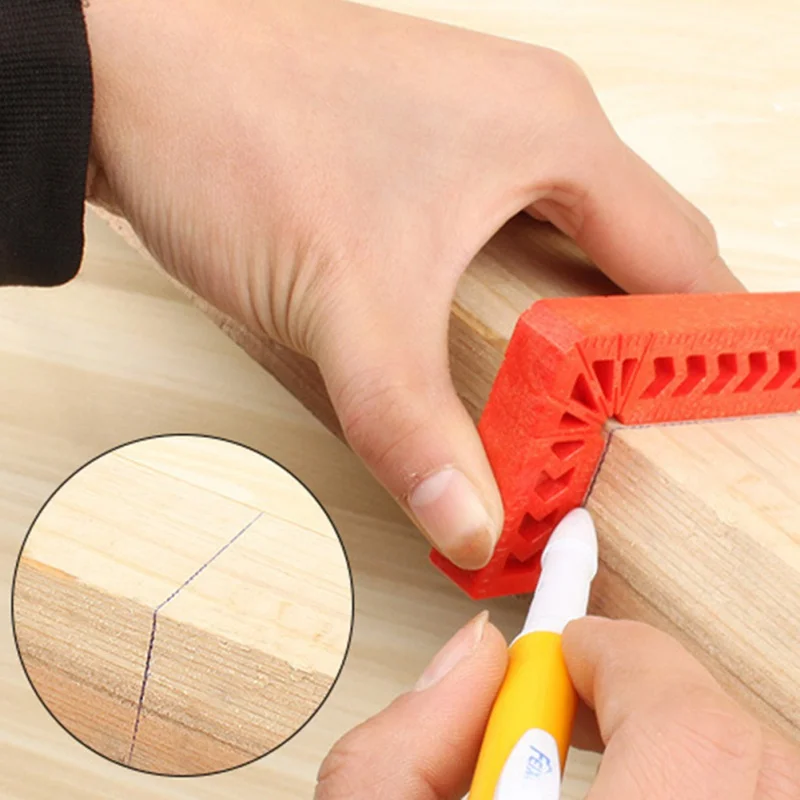 90 Degree Positioning Squares Plastic Clamping Square Right Angle Clamp Woodworking Carpenter Tool
