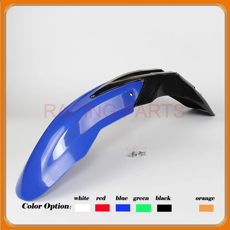 

Free Shipping Multiple Color Universal Wheels Off Road Motorcycle Dirt Pit Bike Motocross Front Mudguard Front Fender