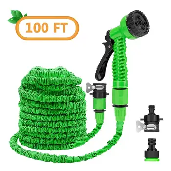 

Expandable Magic Flexible Garden Water Hose For Car Hose Pipe Plastic Hoses To Watering With Spray Telescopic Water Gun
