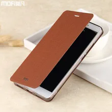 Xiaomi Max 2 кожаный чехол Xiaomi Max 2 Чехлы Флип Роскошный Черный Mofi внутренний мягкий Coque Folio принципиально 2017 Max2 Xiaomi Max 2 Чехол