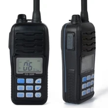 Marine Radio Walkie Talkie 80CH VHF Waterproof IP-X7 Handheld HF Transceiver Portable Large LCD Display Free Shipping TC-36M