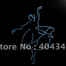 LB713-балерина танцор балета школы светодиодный неоновый свет знак