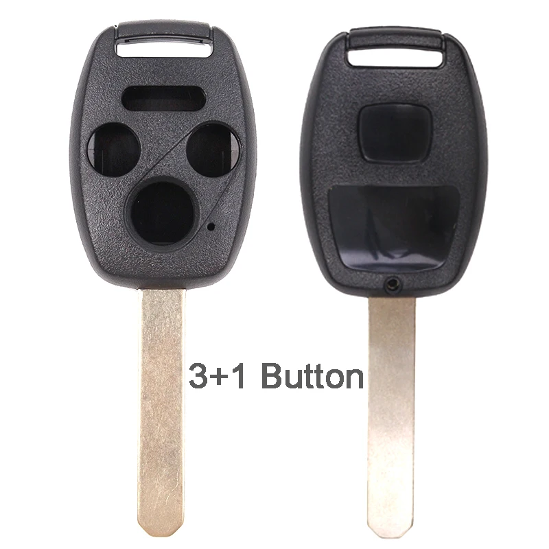 KEYECU 10X FOR HONDA ACCORD CIVIC CR-V CR-Z PILOT FIT JAZZ REPLACEMENT REMOTE CAR KEY SHELL CASE FOB 2/2+1/3/3+1 4 BUTTON