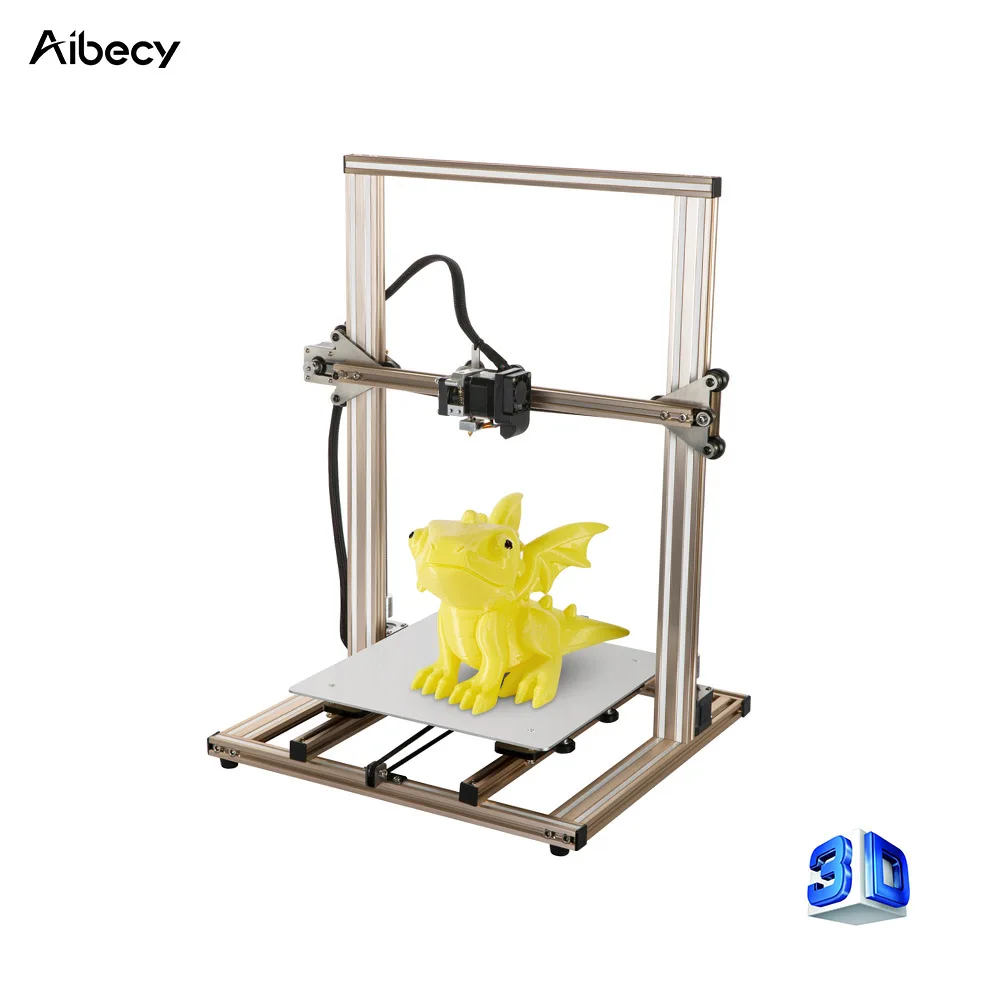 Aibecy DY-H9S DIY 3d принтер большой размер печати с алюминиевой структурой 4,3 ''сенсорный экран автоматическое отключение функция печати