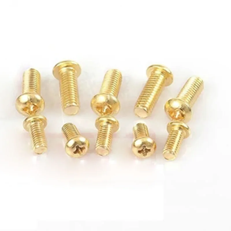 M2.5 Brass Phillips Screw half Round head Bolts GB818 Pan Screws 4mm-20mm Length | Обустройство дома