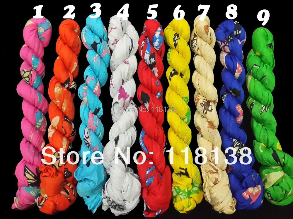 

Fashion Ladies Butterfly Print Crinkle Scarf Wrap Shawl 160*50cm, Free Shipping
