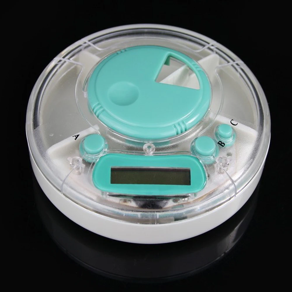 Portable Medicine Box Timer Pill Box Timer with Timer Alarm Pill