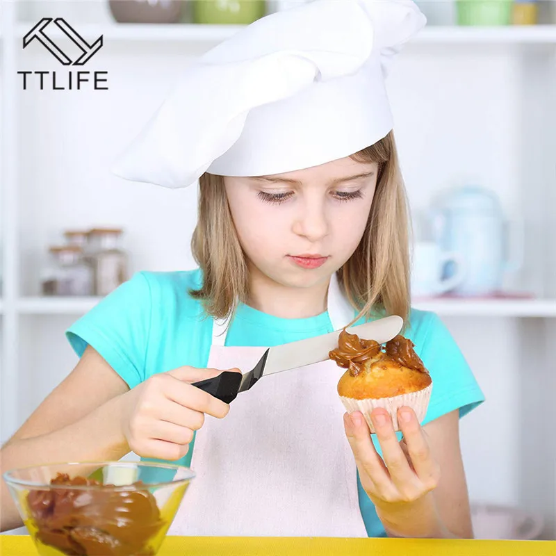 

Stainless Steel Cake Spatula Butter Cream Icing Frosting Knife Smoother Kitchen Pastry Cake Decoration Tools 6/8/10 inch
