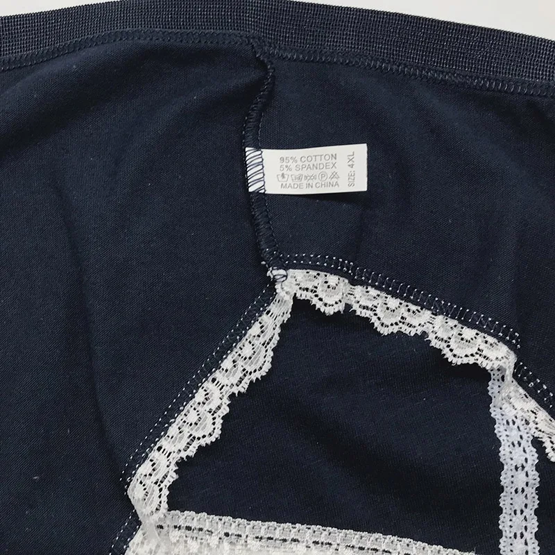 1 шт. трусики в форме треугольника большого размера женские XXL XXXL XXXXL