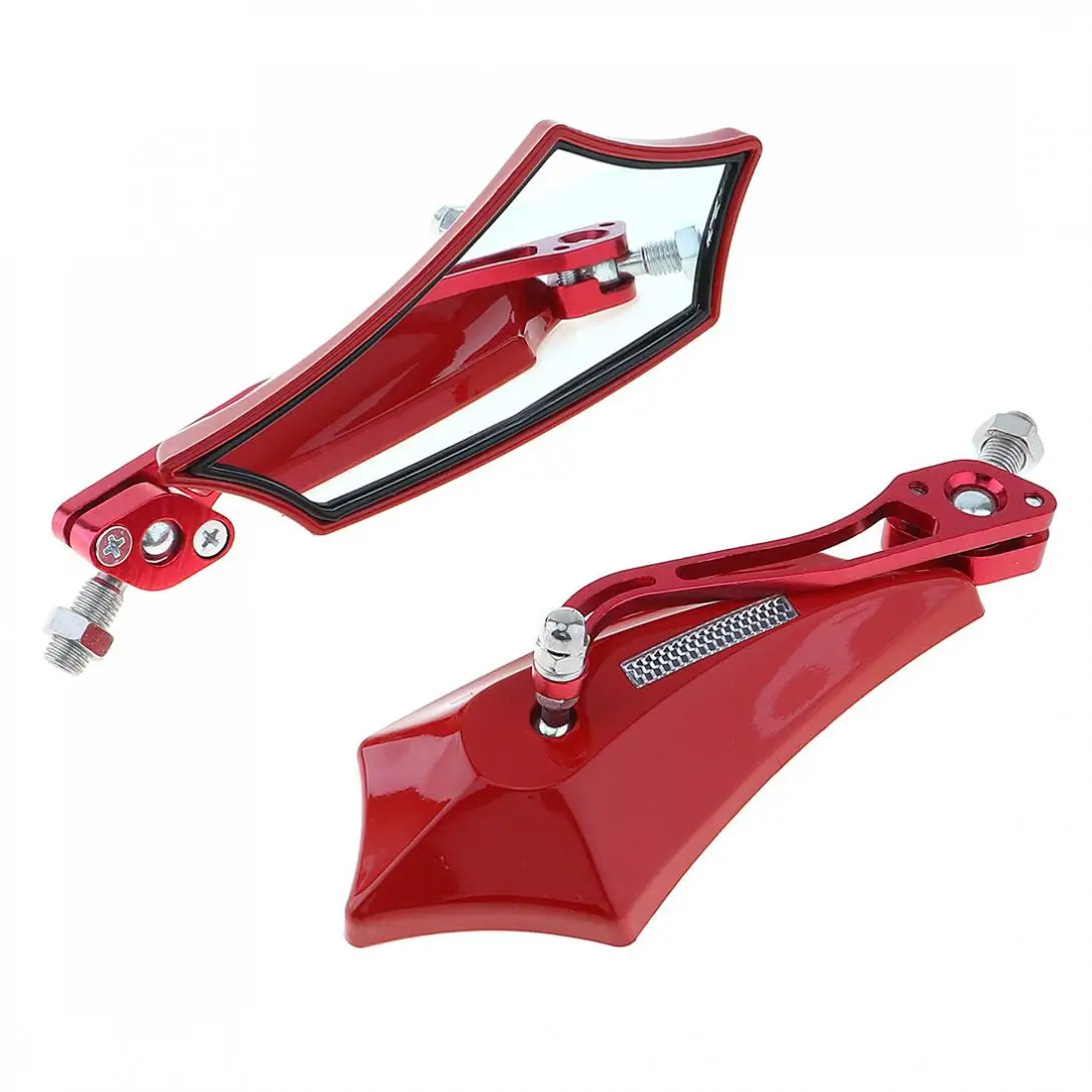 

Motor Rearview Mirror Aluminium Alloy Motorcycle Rearview Side Mirror Universal Motorbike Side Mirror 23.5 CM x 6.8 CM