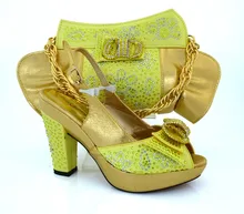 Neue Italienische Schuhe Mit Passenden Taschen Set Hochzeit Schuhe High Class African Schuhe Und Taschen Zu Entsprechen Für Prom Pumpen MM1019