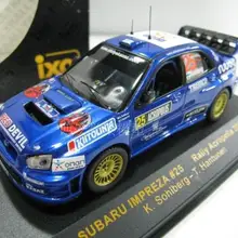 I XO 1:43 Su baru impreza WRC#25 2005 литая модель автомобиля металлические игрушки подарок на день рождения для детей