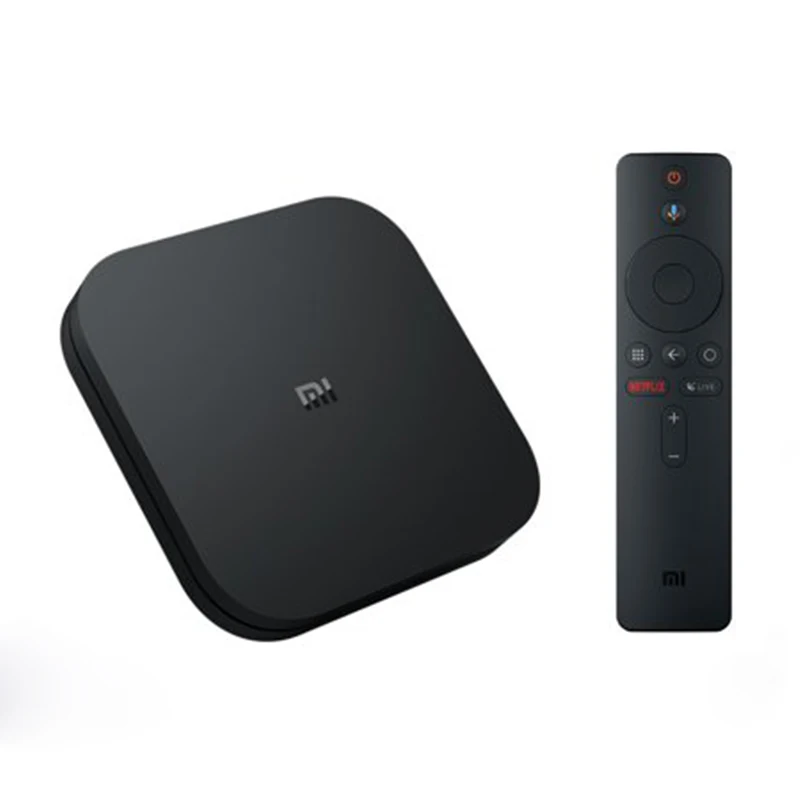 النسخة العالمية شياو mi mi التلفزيون مربع S تي في بوكس أندرويد 8.1 4 K HDR رباعية النواة 2 GB DDR3 الذكية التحكم بلوتوث 4.2 مربع التلفزيون الذكية
