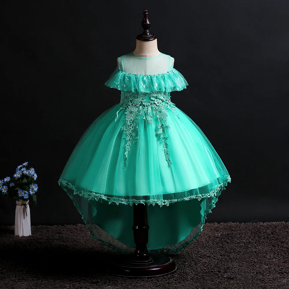 

new baby girl clothes dress girl wedding princess dress girls dresses Stage performance Wedding presiding Birthday party Trailin