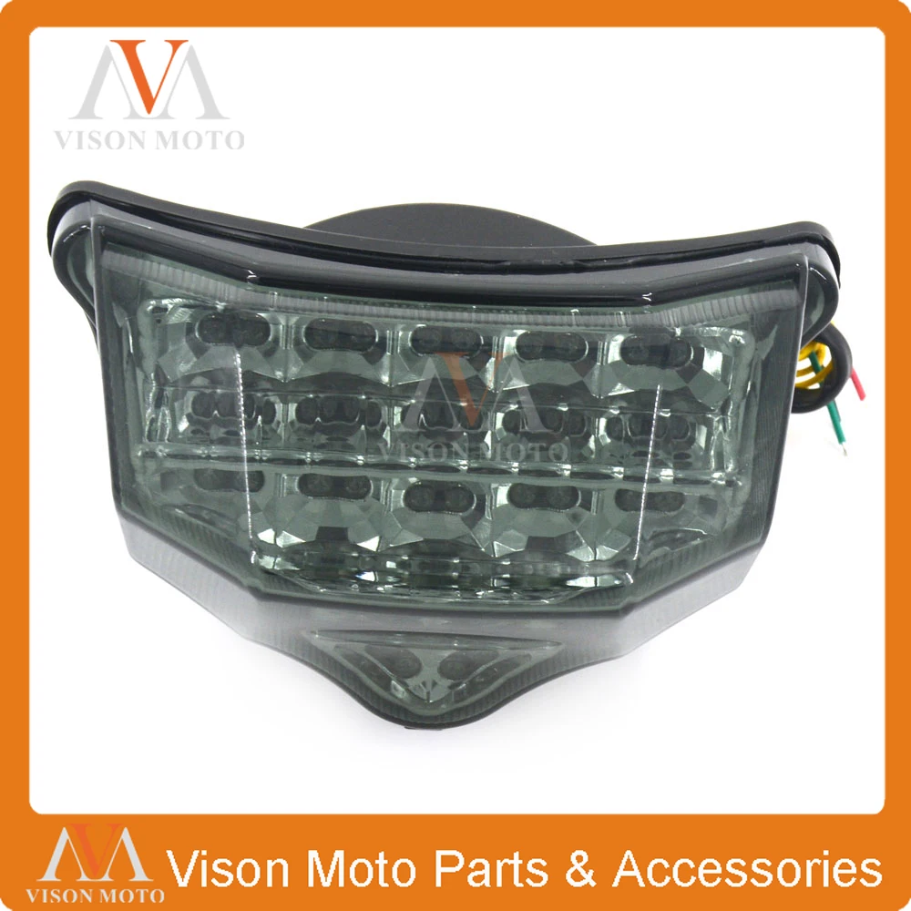 Motorcycle Rear Tail Light Brake Signals Led Integrated font b Lamp b font Light For YAMAHA