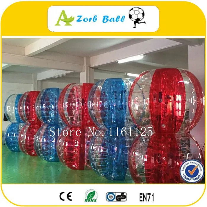 12pcs 1.5m bubble football for adults,1.0mm PVC material of bubble