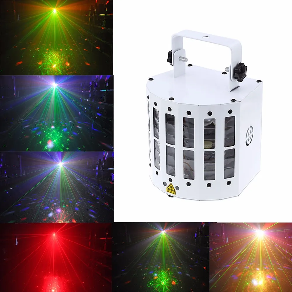 Premium Sound Active Laser Projector DMX512 LED RGBWY Strobe Stage