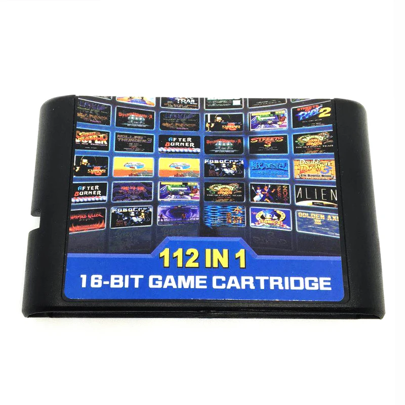 112 в 1 популярная Коллекция игр для SEGA GENESIS MegaDrive 16 битный игровой