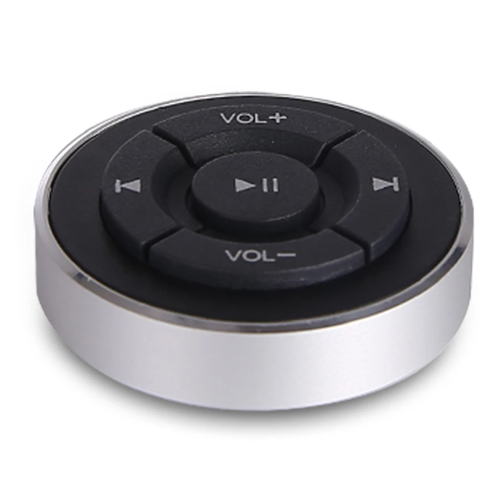 

Remote Control Car Steering Wheel Bluetooth Easy Operate Handle Mount Wireless Auto Lightweight Mini Sensitive Media Button