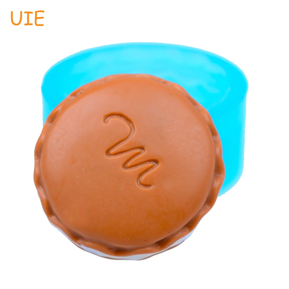 GYL305U 26.2mm Macaron Silicone Mold Round Cookie Flexible Mold Fondant