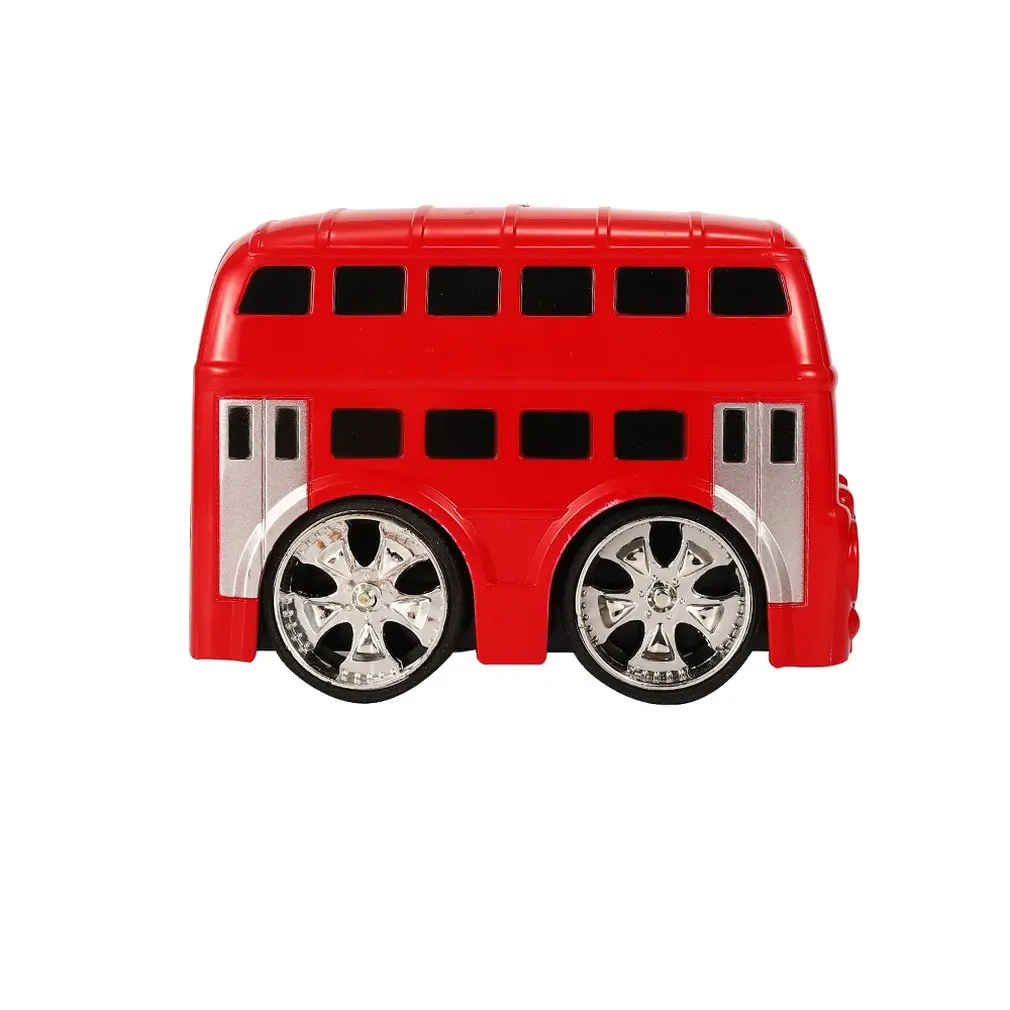 

Hot Creative Dome Card Simulation Alloy Car Model Four Weels Double Layer Bus Pattern Collection Developmental Car Toy