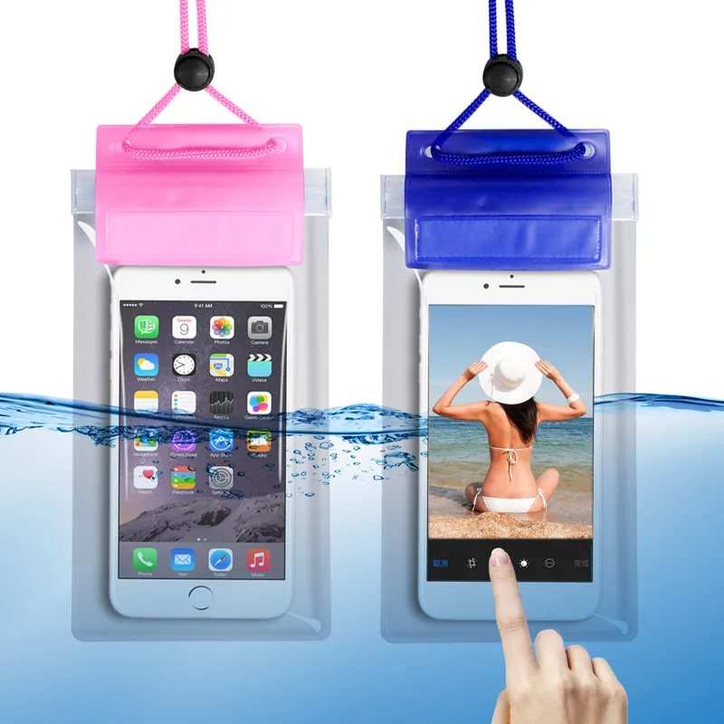 Waterproof Swimming Phone Pouch Diving Bags For iPhone 6 6s 7 Plus 5S