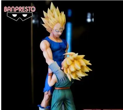 

2pcs/set Original Banpresto trunks and vegeta DRAMATIC SHOWCASE 4th season DRAGON BALL Z figure toy DS model