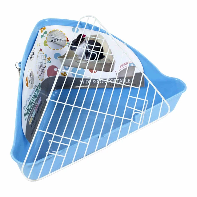 Buy Ferret Rabbit Hi Corner Litter Pan Guinea Pig Tray Small Animals Toliet