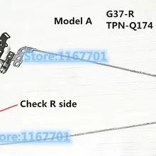 Ноутбук/Тетрадь ЖК-дисплей/светодиодный оси/петли для hp WASD II двумя способами; женские 17-W 17-W000 17-W206tx 2 plus G37-L G37-R TPN-Q174 для просмотране сенсорный