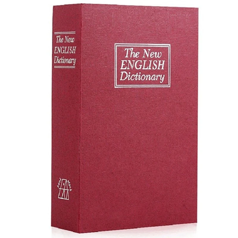 Книга словаря безопасный диверсионный секретный скрытый безопасный тайник книжный Сейф замок и ключ