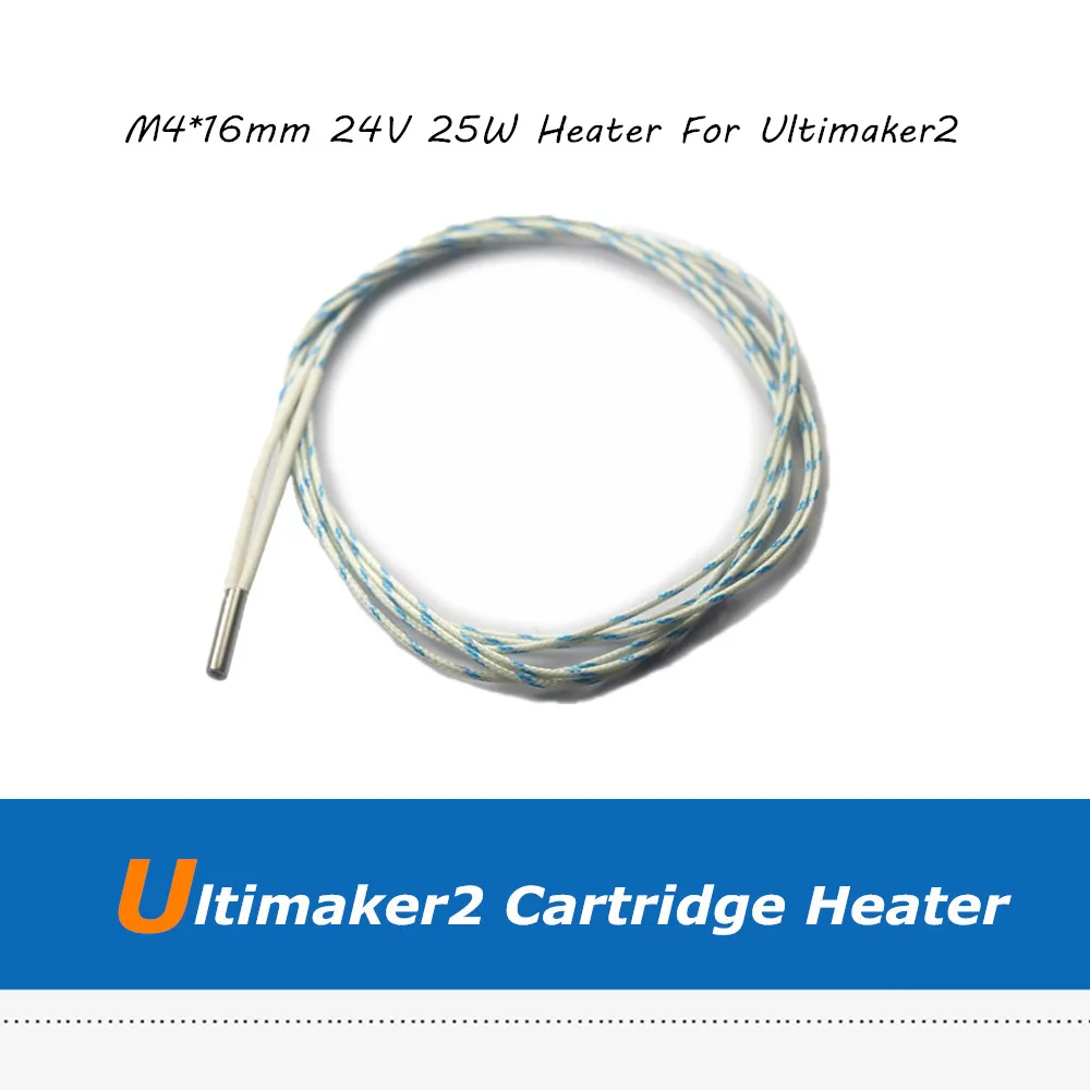 M4*16mm Ultimaker 2 3D Printer Parts Heating Tube UM2 Cartridge Heater