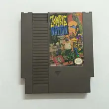 Zombie Nation Carte de Jeu Pour 72 Broches 8 Bit Jeu Lecteur