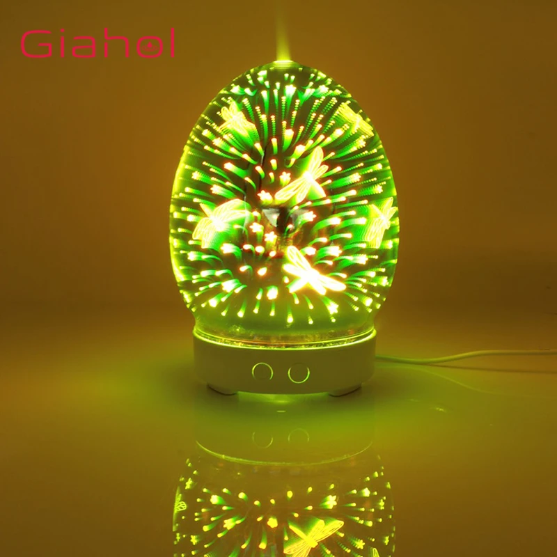 

100ml 7 colors LED Night Light Aromatherapy Essential Oil Diffuser Ultrasonic Aroma Diffuser Humidifier For Household Office