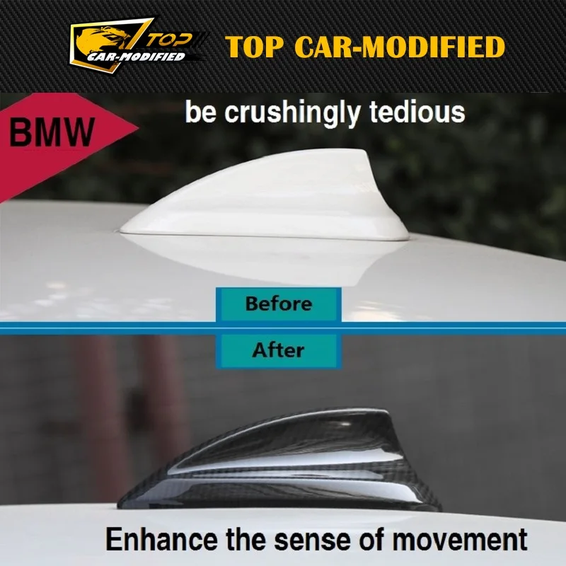 

Free shipping 2014-2017 for BMW X5 F15 Car Roof Antenna Shark Fin Cover Trim Carbon Fiber 1pc