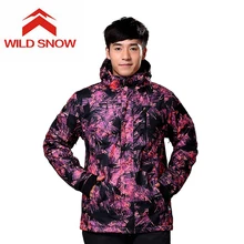 Wild Snow Brand New Ski Jackets men windproof warm coat male waterproof snowboard jacket teenagers Outdoor sport clothing winter цена Wild Snow Brand New Ski Jackets men windproof warm coat male waterproof snowboard jacket teenagers Outdoor sport clothing winter цены онлайн